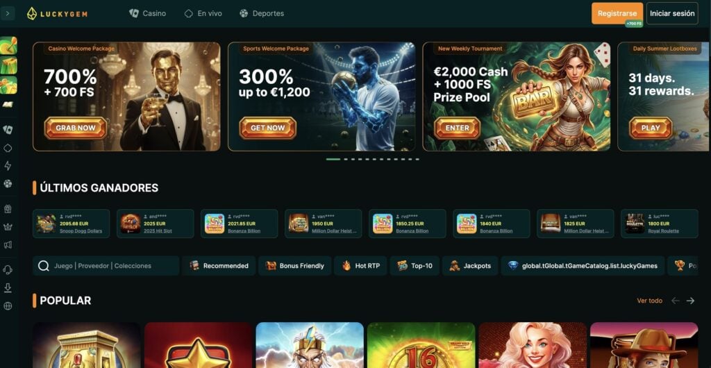 Luckygem Online Casino